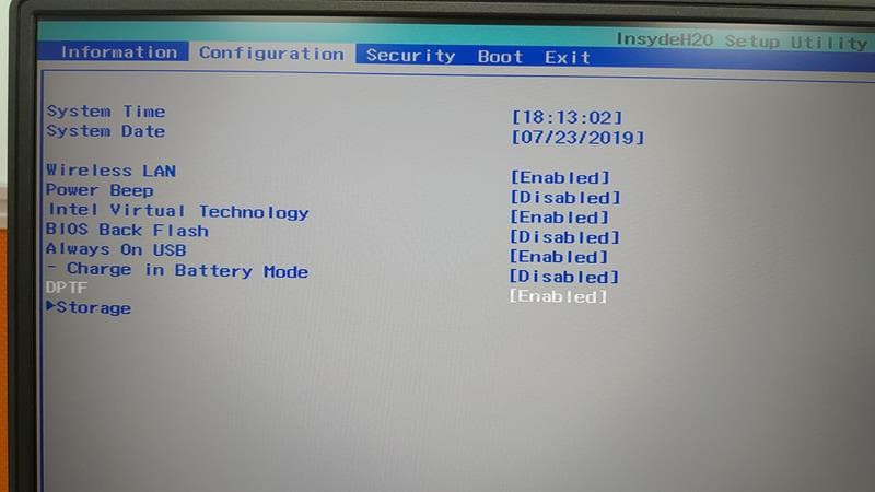 24 BIOS 選單 Configuration page Lenovo Y530