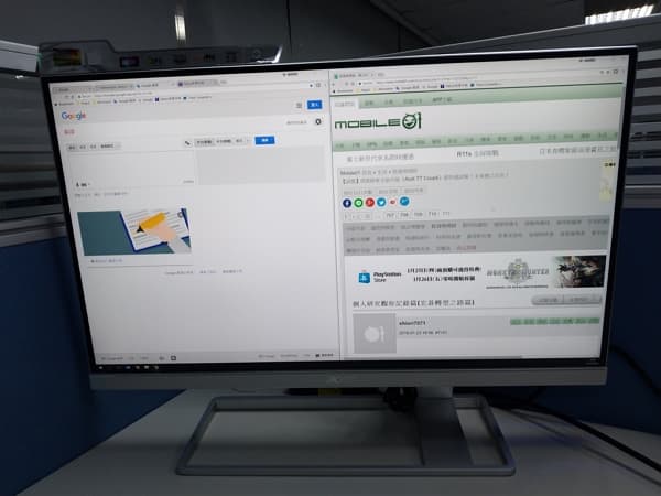 12 Acer 4K螢幕 S277HK 27型 IPS 4K2K 無邊框電腦螢幕 並列視窗