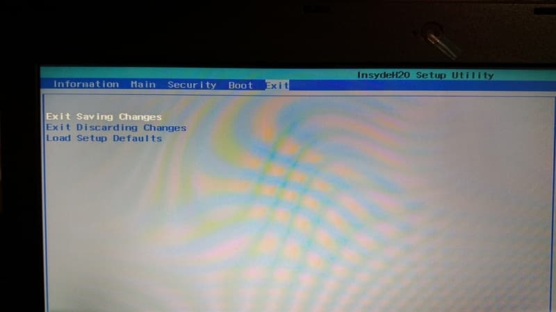 重灌 Acer E5-475G 筆電 Windows 10 的步驟 12 12 Acer E5 475G 重灌 Windows 10 BIOS Exit page