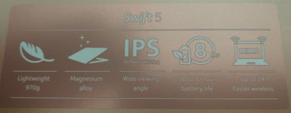 14 雙碟機 Acer Swift 5 SF514-52T 貼紙