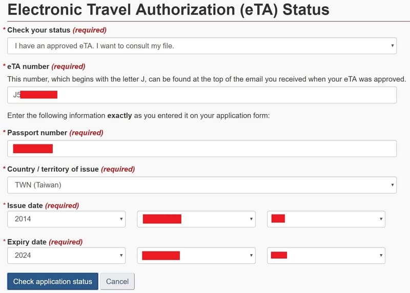 17 加拿大電子旅行證(Electronic Travel Authorization)