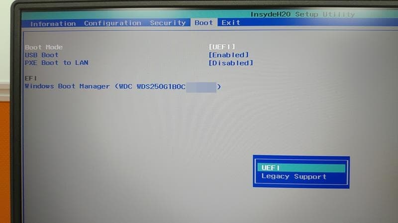 29 BIOS 選單 Boot page Lenovo Y530