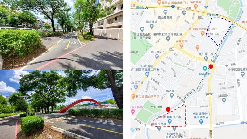 06_ 自行車道 高雄鳳山溪路線，親子夢時代一日遊 (4)
