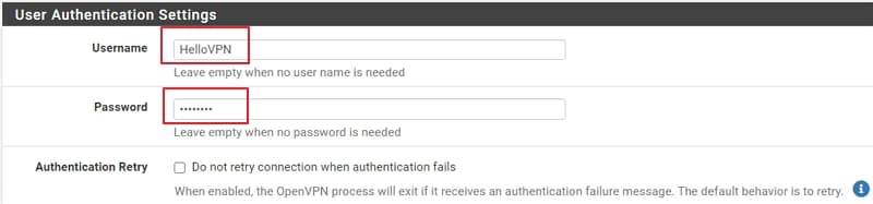 17 User Authentication Settings