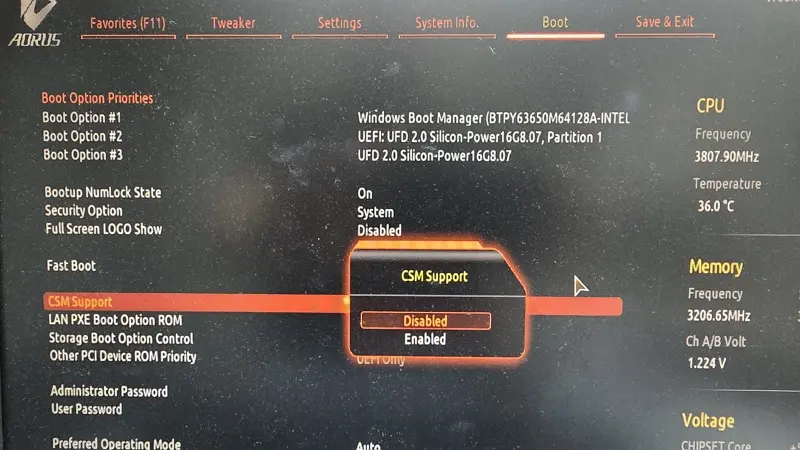 35 Disable CSM support 800x450