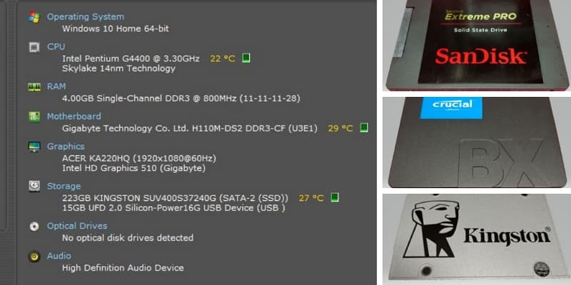 02_ SSD 4K 對齊 WIN10的效能差異 System info summary_U0824
