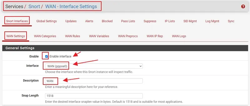12_入侵偵測系統安裝實例 - step 11 WAN setting