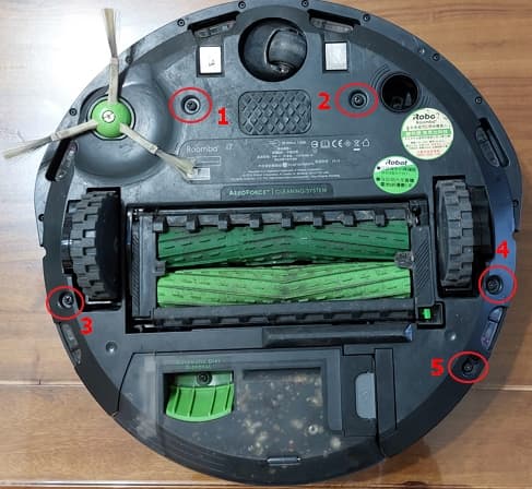 02 掃地機器人 - iRobot Roomba i7 disassembly rear cover