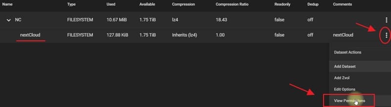 【免費】雲端硬碟伺服器架設在Windows 10/11的不藏私分享 12 07 edit permission in TrueNAS scale