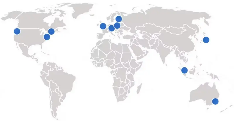 02 global location of servers for Powered Cache Image Optimization Service