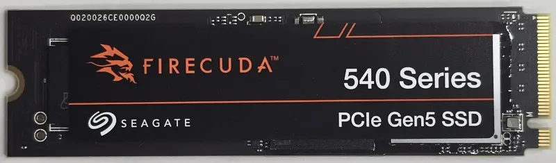 23 PCIe Gen5 M2 SSD Seagate FireCuda top view